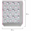 Мешок для обуви ЮНЛАНДИЯ с ручками, боковой карман на молнии, 46х36 см, "Kitties", 272407 272407
