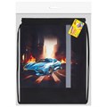 Мешок для обуви ЮНЛАНДИЯ, плотный, светоотражающая полоса, 46х36 см, "Fire car", 272411 272411