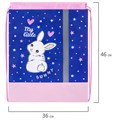 Мешок для обуви ЮНЛАНДИЯ, плотный, светоотражающая полоса, 46х36 см, "Fluffy tail", 272409 272409