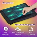 Мешок для обуви ЮНЛАНДИЯ, с ручками, боковой карман на молнии, 46х36 см, "Matrix", 271068 271068