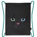 Папка на молнии с ручками А4, мешок для обуви 42х33 см, пенал 20х10 см, "Black cat" НАБОР BRAUBERG, 271434 271434