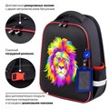 Ранец BRAUBERG FIT, 2 отделения, "Colorful lion", 38х27х14 см, 270618 270618