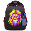 Ранец BRAUBERG FIT, 2 отделения, "Colorful lion", 38х27х14 см, 270618 270618