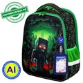 Ранец BRAUBERG FIT, 2 отделения, "Night warrior", 38х27х14 см, 272023 272023