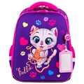 Ранец BRAUBERG FIT, 2 отделения, "Playing kitty", 3D-панель, 38х27х14 см, 270615 270615