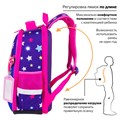 Ранец BRAUBERG FIT, 2 отделения, "Smiling bear", 3D-панель, 38х27х14 см, 270614 270614