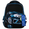 Ранец BRAUBERG FIT, 2 отделения, "Super car", 38х27х14 см, 272024 272024