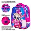 Ранец BRAUBERG FIT, 2 отделения, "Wonderful night", 3D-панель, 38х27х14 см, 270616 270616