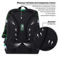 Ранец BRAUBERG KIDS START, 1 отделение, 2 кармана, "Green ball", 35х26х13 см, 272092 272092
