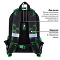 Ранец BRAUBERG KIDS START, 1 отделение, 2 кармана, "Green ball", 35х26х13 см, 272092 272092