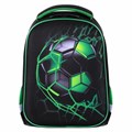 Ранец BRAUBERG KIDS START, 1 отделение, 2 кармана, "Green ball", 35х26х13 см, 272092 272092