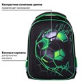 Ранец BRAUBERG KIDS START, 1 отделение, 2 кармана, "Green ball", 35х26х13 см, 272092 272092