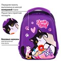 Ранец BRAUBERG KIDS START, 1 отделение, 2 кармана, "Sweet cheeks", велюровая панель, 35х26х13см, 272093 272093
