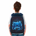 Ранец BRAUBERG KIDS START, 1 отделение, 2 кармана, Digital gamepad, 3D-панель, 35х26х13 см, 273152 273152