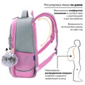 Ранец BRAUBERG LIGHT, 1 отделение, с брелоком, "Cat patches", плюшевые нашивки, 36х26х13 см, 272030 272030