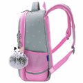 Ранец BRAUBERG LIGHT, 1 отделение, с брелоком, "Cat patches", плюшевые нашивки, 36х26х13 см, 272030 272030