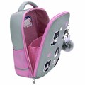 Ранец BRAUBERG LIGHT, 1 отделение, с брелоком, "Cat patches", плюшевые нашивки, 36х26х13 см, 272030 272030
