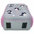 Ранец BRAUBERG LIGHT, 1 отделение, с брелоком, "Cat patches", плюшевые нашивки, 36х26х13 см, 272030 272030