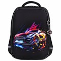 Ранец BRAUBERG LIGHT, 1 отделение, с брелоком, "Neon drift", 36х26х13 см, 272027 272027
