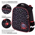 Ранец BRAUBERG LUMINOUS, 2 отделения, с брелоком, "Danger", СВЕТЯЩИЙСЯ РИСУНОК, 38х29х16 см, 272069 272069