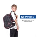 Ранец BRAUBERG LUMINOUS, 2 отделения, с брелоком, "Danger", СВЕТЯЩИЙСЯ РИСУНОК, 38х29х16 см, 272069 272069