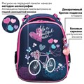 Ранец BRAUBERG PREMIUM, 2 отделения, с брелком, "Beautiful ride", 38х29х16 см, 270594 270594