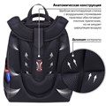 Ранец BRAUBERG PREMIUM, 2 отделения, с брелком, "City car", LED ЛАМПОЧКИ, 38х29х16 см, 271356 271356
