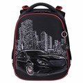 Ранец BRAUBERG PREMIUM, 2 отделения, с брелком, "City car", LED ЛАМПОЧКИ, 38х29х16 см, 271356 271356