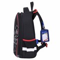 Ранец BRAUBERG PREMIUM, 2 отделения, с брелком, "City car", LED ЛАМПОЧКИ, 38х29х16 см, 271356 271356