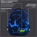 Ранец BRAUBERG PREMIUM, 2 отделения, с брелком, "Digital lava", СВЕТЯЩИЙСЯ, 38х29х16 см, 272015 272015