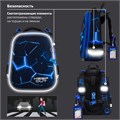 Ранец BRAUBERG PREMIUM, 2 отделения, с брелком, "Digital lava", СВЕТЯЩИЙСЯ, 38х29х16 см, 272015 272015