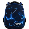 Ранец BRAUBERG PREMIUM, 2 отделения, с брелком, "Digital lava", СВЕТЯЩИЙСЯ, 38х29х16 см, 272015 272015