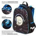 Ранец BRAUBERG PREMIUM, 2 отделения, с брелком, "Moon", СВЕТЯЩИЙСЯ, 38х29х16 см, 229905 229905