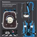 Ранец BRAUBERG PREMIUM, 2 отделения, с брелком, "Moon", СВЕТЯЩИЙСЯ, 38х29х16 см, 229905 229905