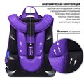 Ранец BRAUBERG PREMIUM, 2 отделения, с брелком, "Neon cat", 38х29х16 см, 271352 271352