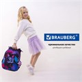 Ранец BRAUBERG PREMIUM, 2 отделения, с брелком, "Neon cat", 38х29х16 см, 271352 271352