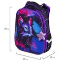 Ранец BRAUBERG PREMIUM, 2 отделения, с брелком, "Neon cat", 38х29х16 см, 271352 271352
