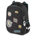 Ранец BRAUBERG PREMIUM, 2 отделения, с брелком, "Space mission", LED ЛАМПОЧКИ, 38х29х16 см, 270599 270599