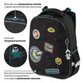 Ранец BRAUBERG PREMIUM, 2 отделения, с брелком, "Space mission", LED ЛАМПОЧКИ, 38х29х16 см, 270599 270599