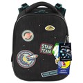Ранец BRAUBERG PREMIUM, 2 отделения, с брелком, "Space mission", LED ЛАМПОЧКИ, 38х29х16 см, 270599 270599