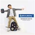 Ранец BRAUBERG PREMIUM, 2 отделения, с брелком, "Space mission", LED ЛАМПОЧКИ, 38х29х16 см, 270599 270599