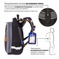 Ранец BRAUBERG PREMIUM, 2 отделения, с брелком, UFO, 38х29х16 см, 227815 227815