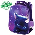 Ранец BRAUBERG PREMIUM, 2 отделения, с брелоком, "Anime cat", 38х29х16 см, 272017 272017