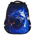Ранец BRAUBERG PREMIUM, 2 отделения, с брелоком, "Score goal", 3D-панель, 38х29х16 см, 273102 273102