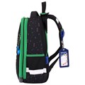 Ранец BRAUBERG PREMIUM, 2 отделения, с брелоком, "Space strike", патчи на липучках, 38х29х16 см, 273104 273104