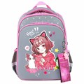 Ранец BRAUBERG QUADRO, 3 отделения, с брелком, "Anime friends", 37х28х18 см, 272022 272022