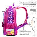 Ранец BRAUBERG QUADRO, 3 отделения, с брелком, "Charming kitten", 37х28х18 см, 270602 270602