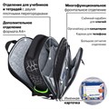 Ранец BRAUBERG QUADRO, 3 отделения, с брелком, "Tyrannosaur", светящийся рисунок, 37х28х18 см, 272021 272021
