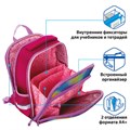 Ранец BRAUBERG QUADRO, 3 отделения, с брелоком, "Plumage", 37х28х18 см, 229953 229953