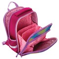 Ранец BRAUBERG QUADRO, 3 отделения, с брелоком, "Plumage", 37х28х18 см, 229953 229953